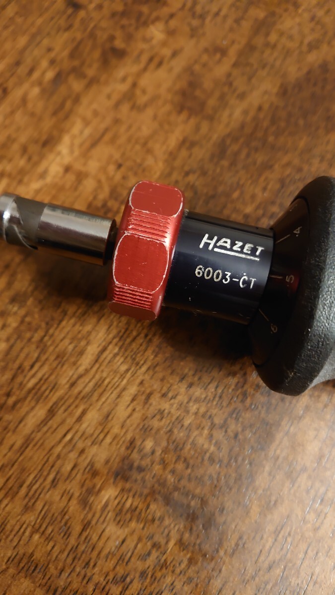 HAZET ハゼット トルクドライバー 6003-CT 中古品の画像2