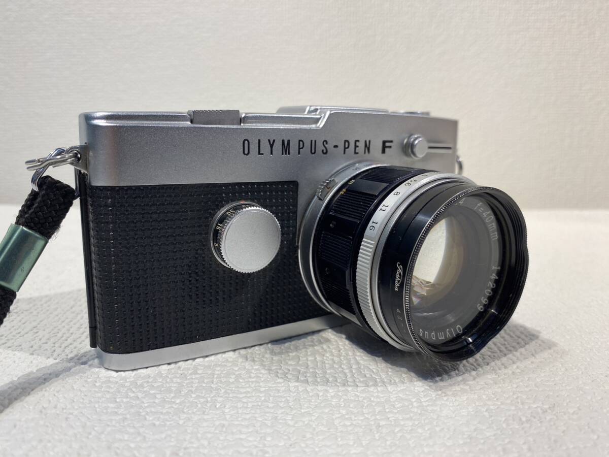 『8090』オリンパス OLYMPUS OLYMPUS-PEN PEN-FT G.Zuiko AUTO-S 40mm F1.1.4 動作確認未/ジャンク品 フィルムカメラ レンズの画像3