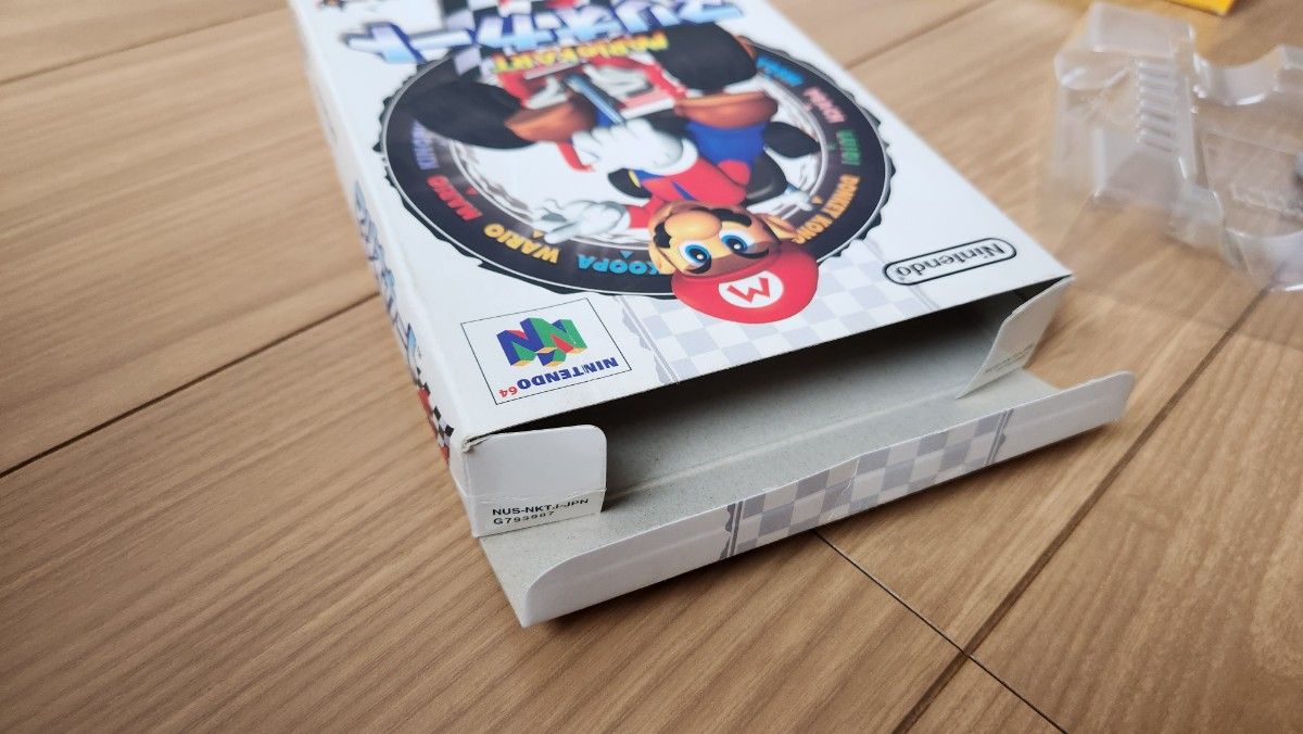 【N64】 マリオカート64 左⑤414  任天堂 ゲームソフト 動作確認済み 箱付き ケースファミコン カセット