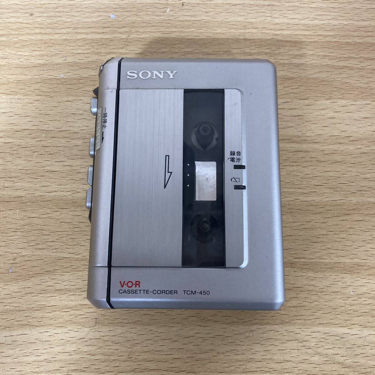 SONY ソニー TCM-450 カセットレコーダー ポータブルプレーヤー オーディオ機器 4 ス 5633の画像1