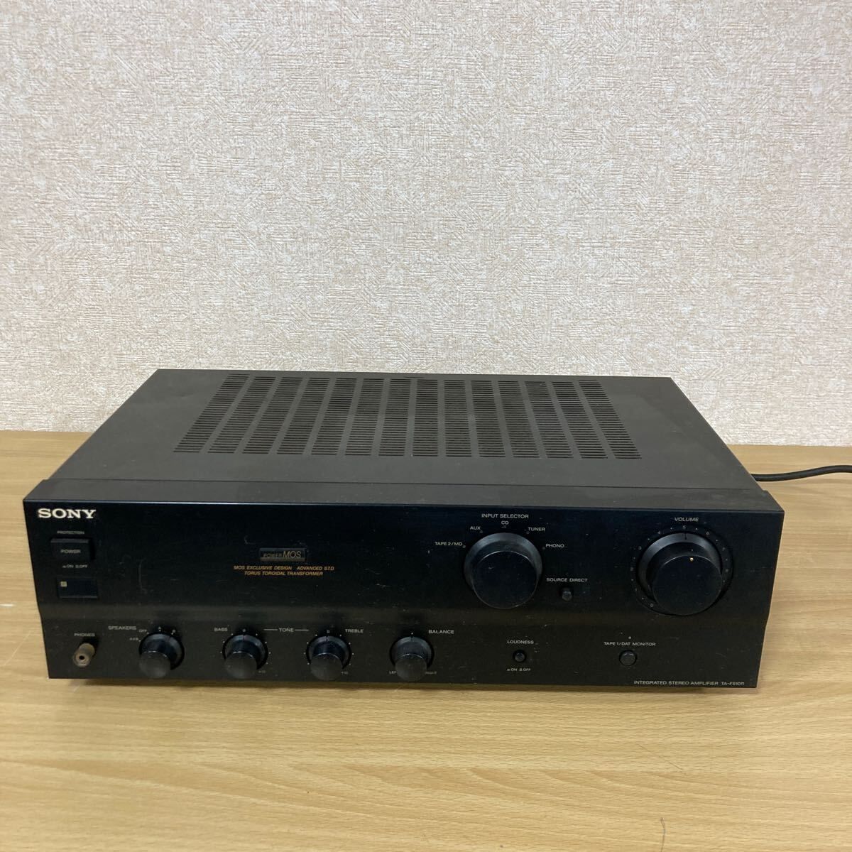 SONY ソニー TA-510R INTEGRATED STEREO AMPLIFIER プリメインアンプ オーディオ機器 ジャンク品 4 カ 5695の画像1