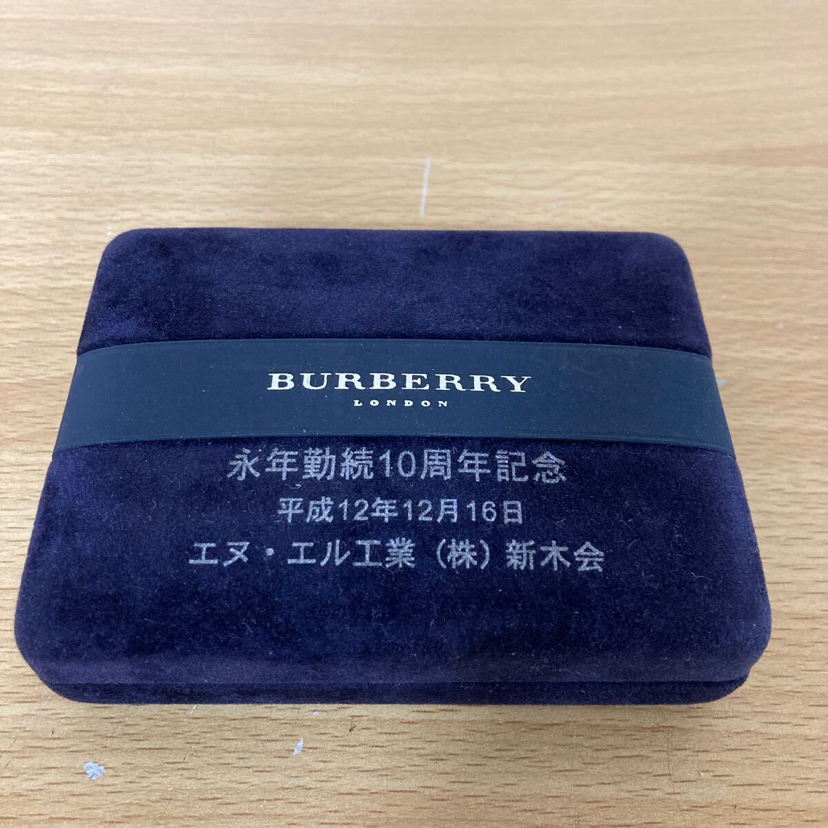 BURBERRY バーバリー アクセサリー シルバー メンズ ビジネス ネクタイピン カフスボタン 重量 約22.6g 未使用品 4 シ 5713の画像9