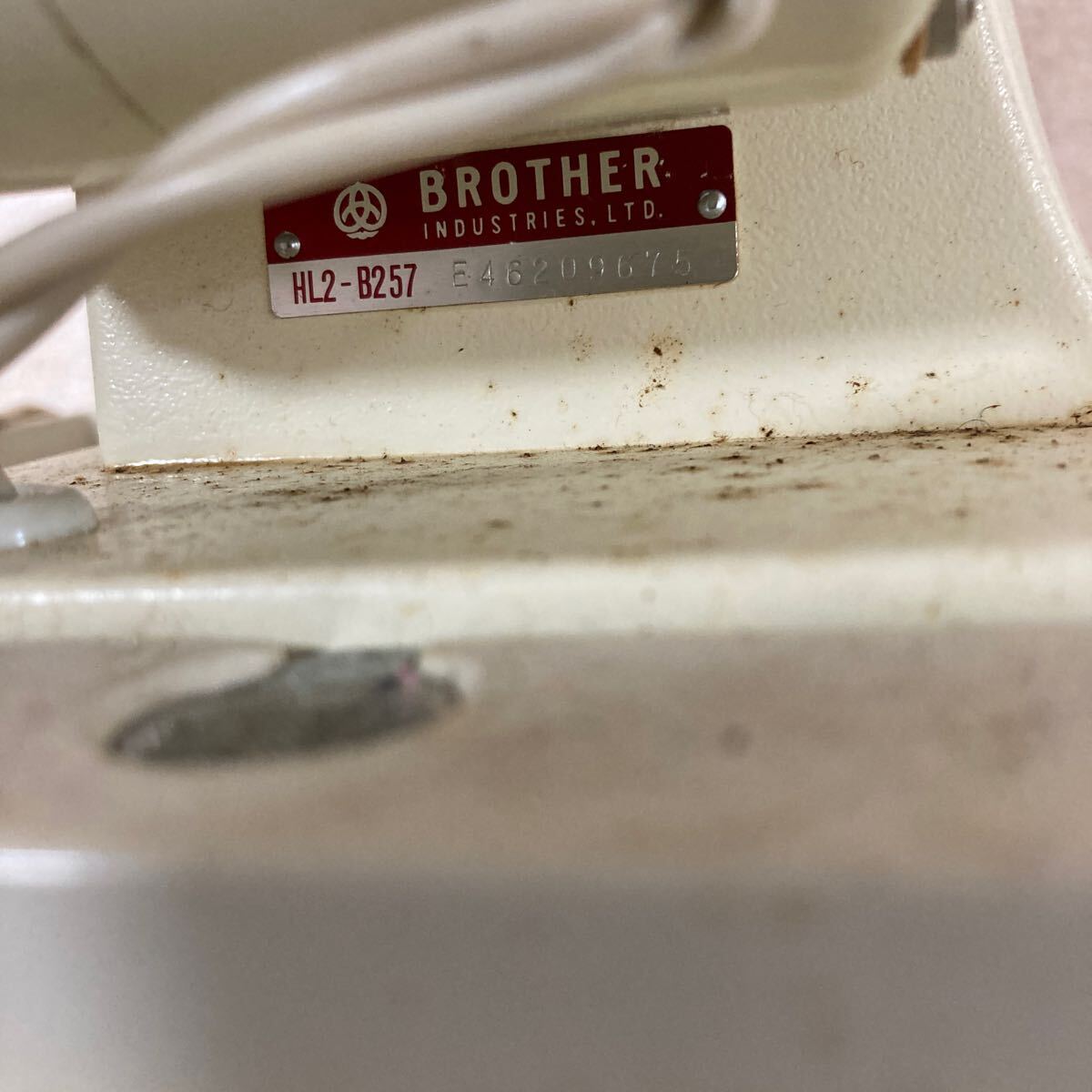 BROTHER ブラザー HL2-B257 Fairline フェアライン レトロミシン 手工芸 ハンドクラフト 裁縫道具 裁縫 ペダル付き 4 カ 5716の画像8