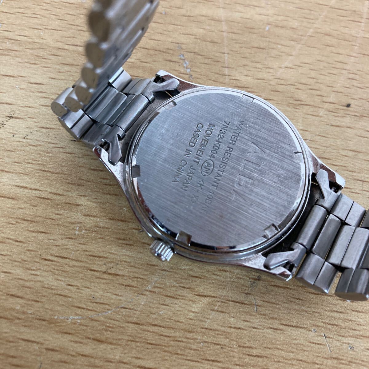 SEIKO ALBA セイコー アルバ 7N32-K004全面ルミブライト 全面蓄光文字盤 デイト表示 クォーツ QZ メンズ 腕時計 時計 稼働品 4 カ 5739_画像8
