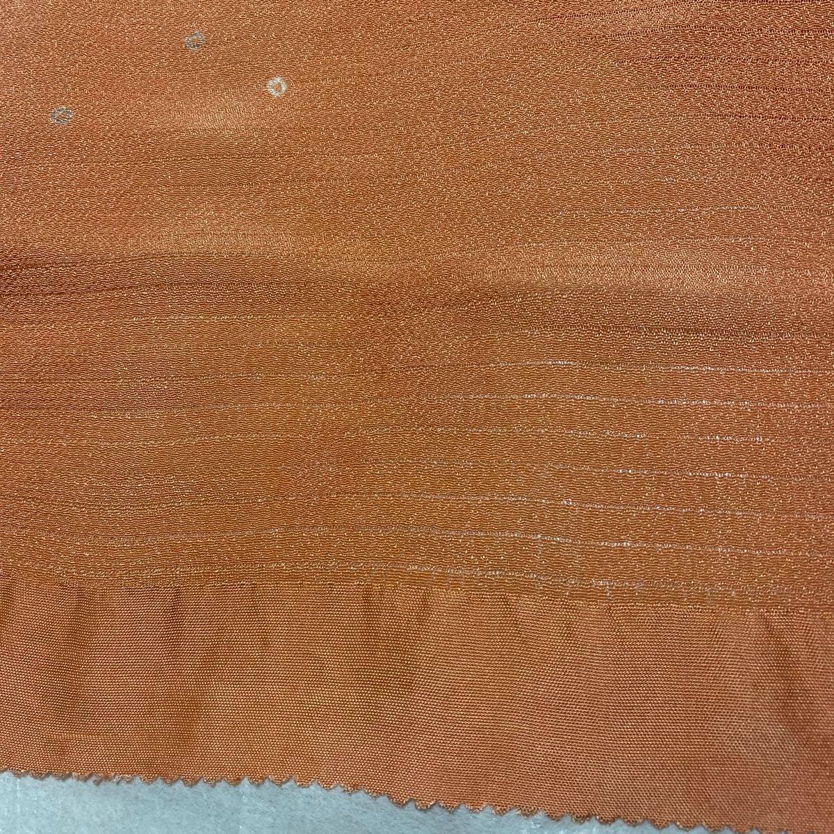 正絹　絽縮緬地　部分絞り　帯揚げ　ダメージあり