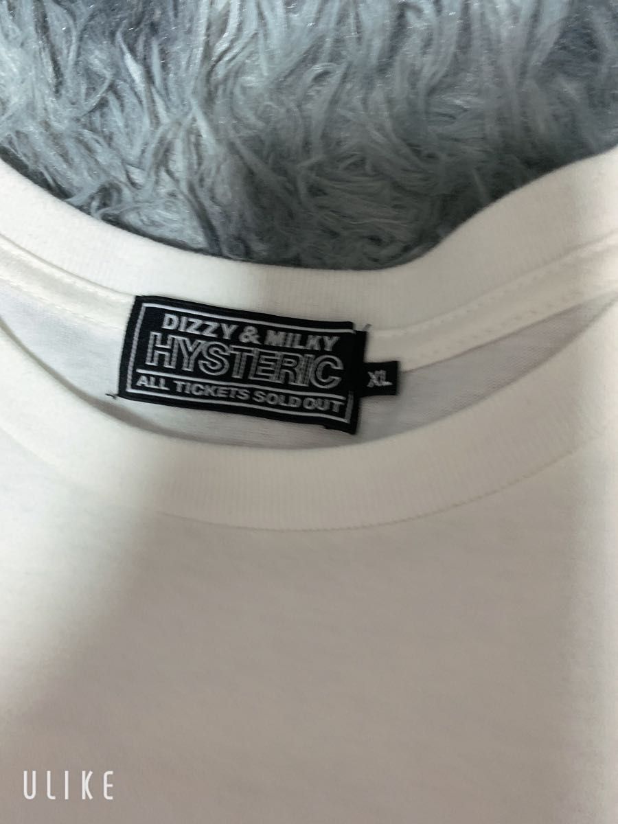 ヒステリックグラマー  Tシャツ ビッグロゴ ホワイト HYSTERIC GLAMOUR XLサイズ 半袖