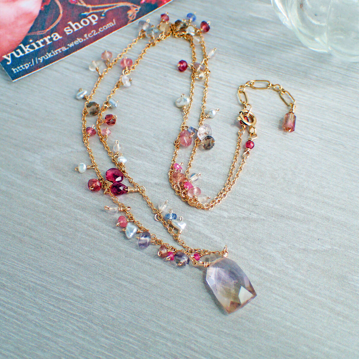 *yukirra shop* spring color. necklace ( Ame to Lynn )