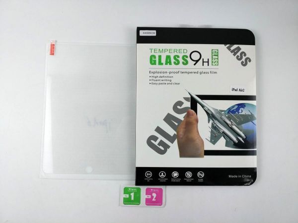 iPad Air/Air2/Pro9.7用 強化ガラス製液晶保護フィルム シート 9Hの画像1