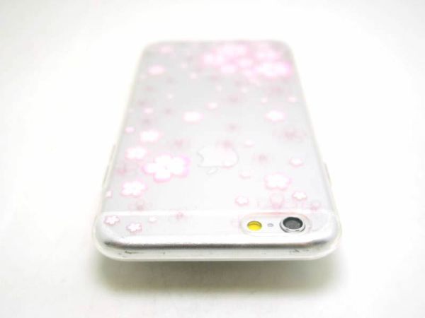 iPhone 6/6S サクラ クリアケース ソフトカバー 桜 TPU 透明の画像4