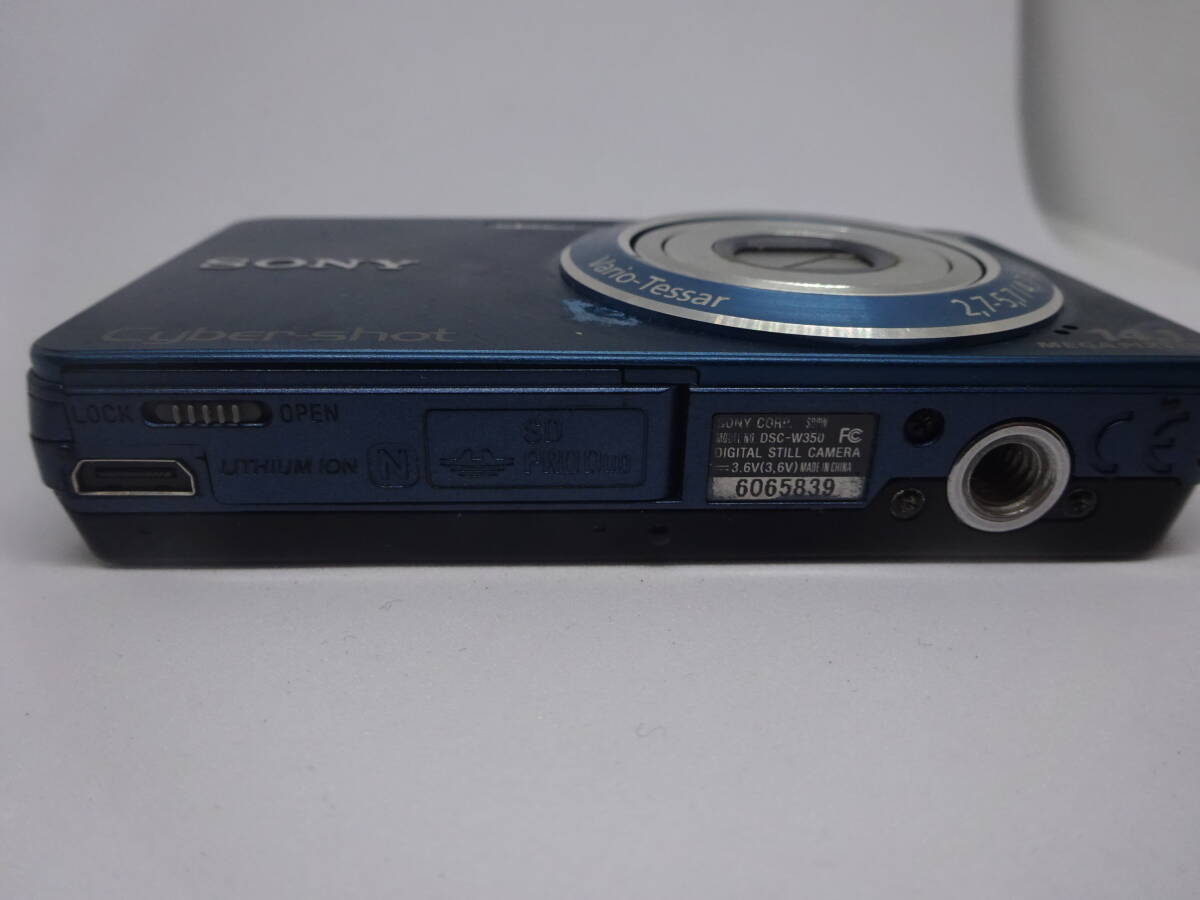 SONY ソニー DSC-W350 Cyber-shot サイバーショット コンパクトデジタルカメラ デジカメ ジャンクの画像4
