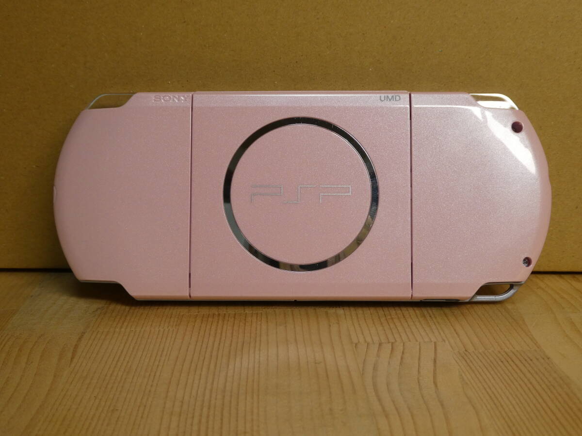 【動作確認バッテリー無】PSP-3000 ピンク キティちゃんケース付き SONY_画像3