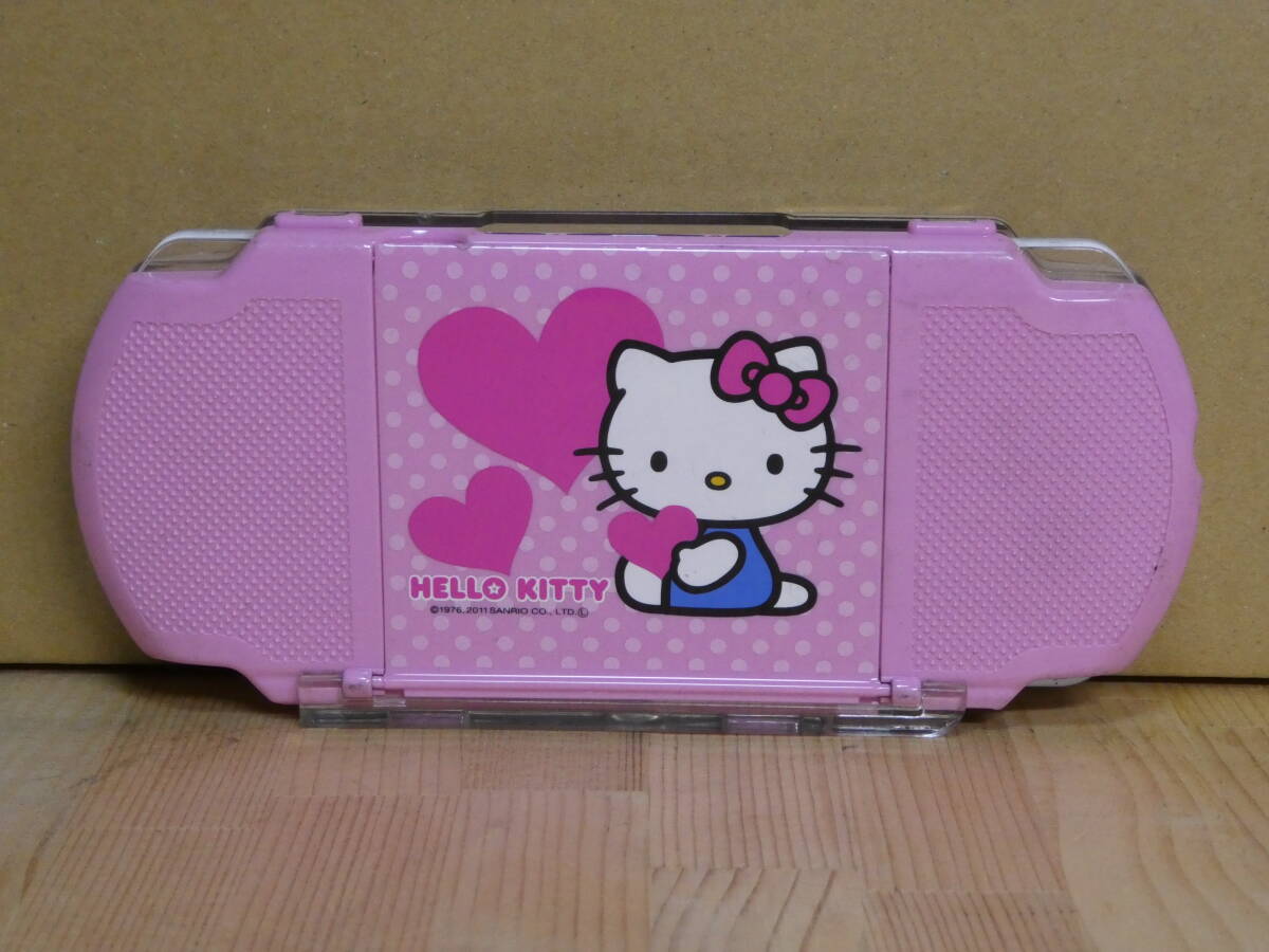 【動作確認バッテリー無】PSP-3000 ピンク キティちゃんケース付き SONY_画像7