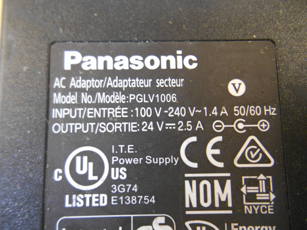 *Panasonic*AC адаптор *KX-VC1300J согласовано * PGLV1006 24V 2.5A наружный диаметр 5.5 внутренний диаметр 2.2 ⑥