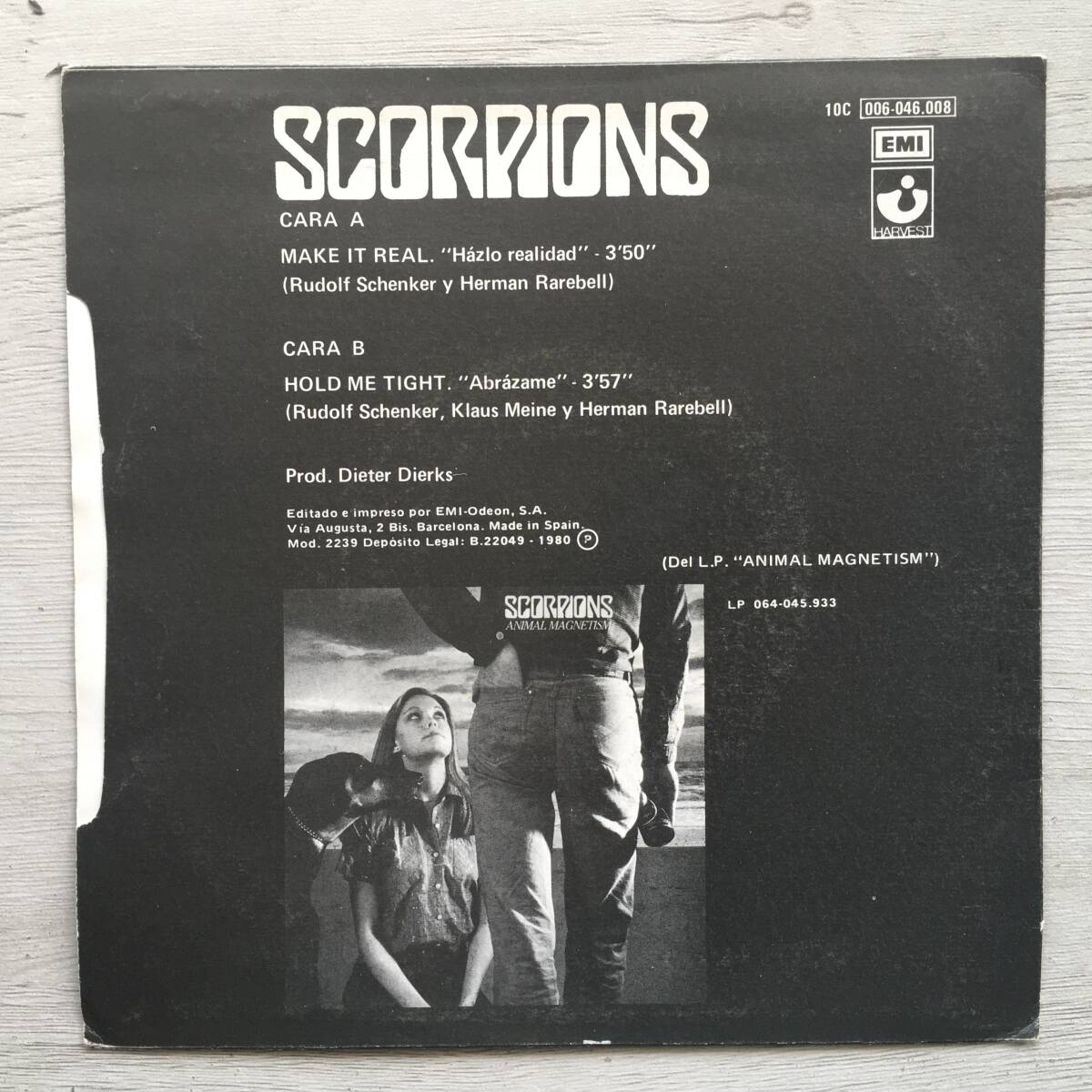 SCORPIONS MAKE IT REAL スペイン盤_画像2