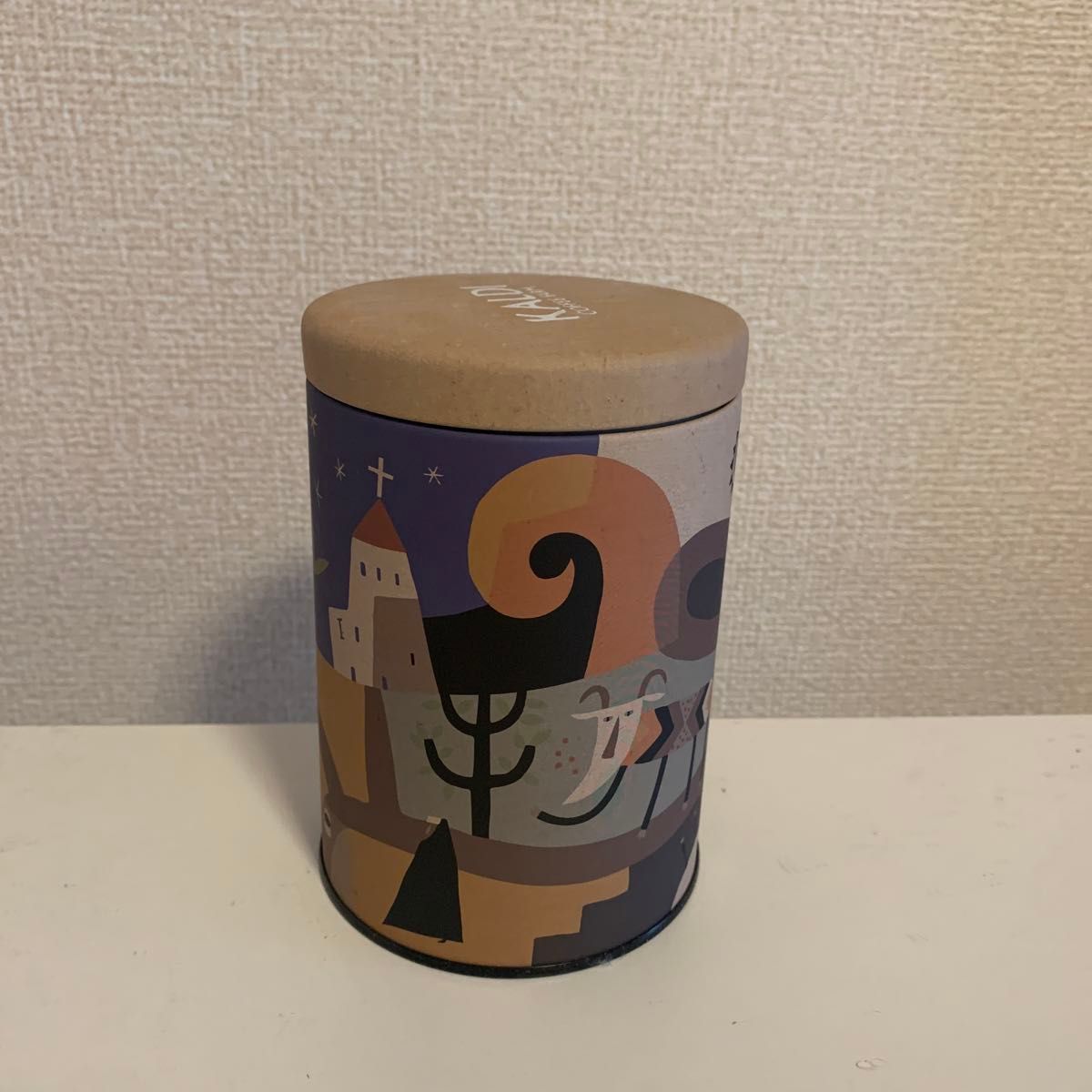 KALDI キャニスター　オリジナル　伝説柄　コーヒー豆　保存容器　密閉