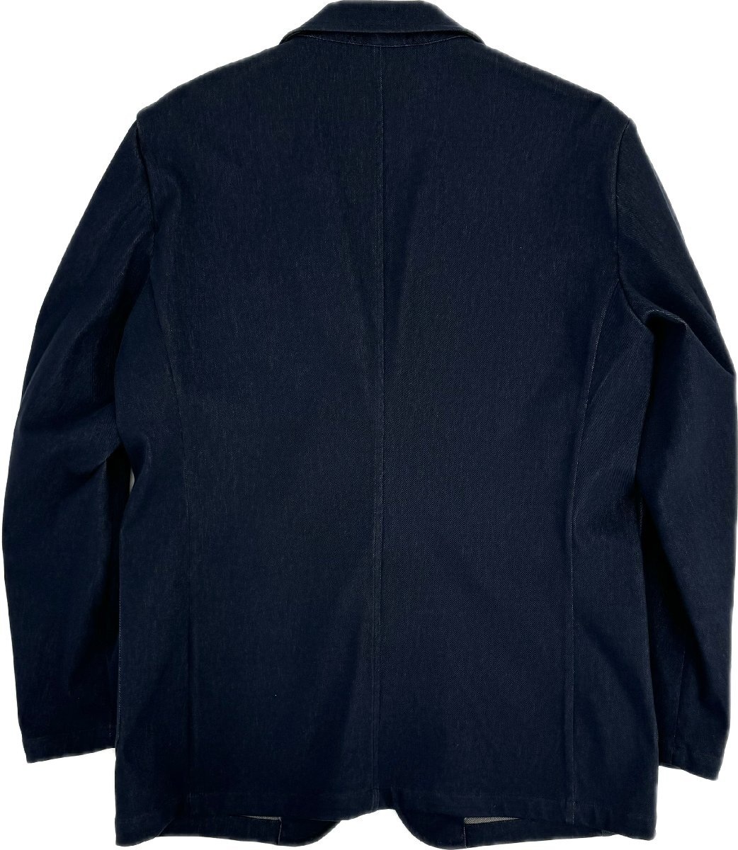 EDWIN エドウィン デニスラ ストレッチ デニム セットアップ スーツ テーラード ジャケット パンツ EDB804 EDB102 L W32 紺 定価￥23,650-の画像3
