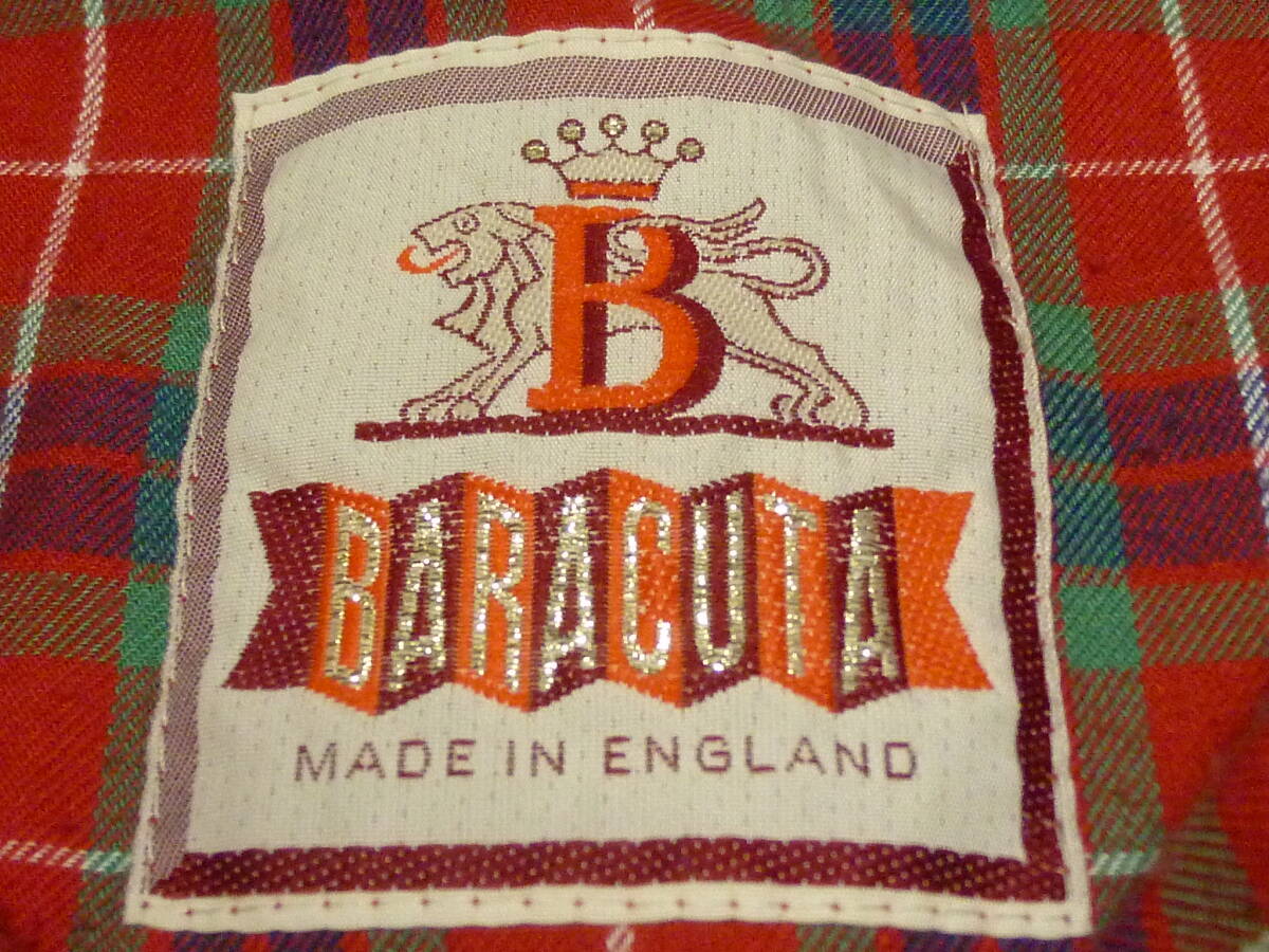 BARACUTA　バラクータのＧ９　ハリントンジャケット　スイングトップ　英国製　４２サイズ　OPTIジップ　ヴィンテージ_画像6