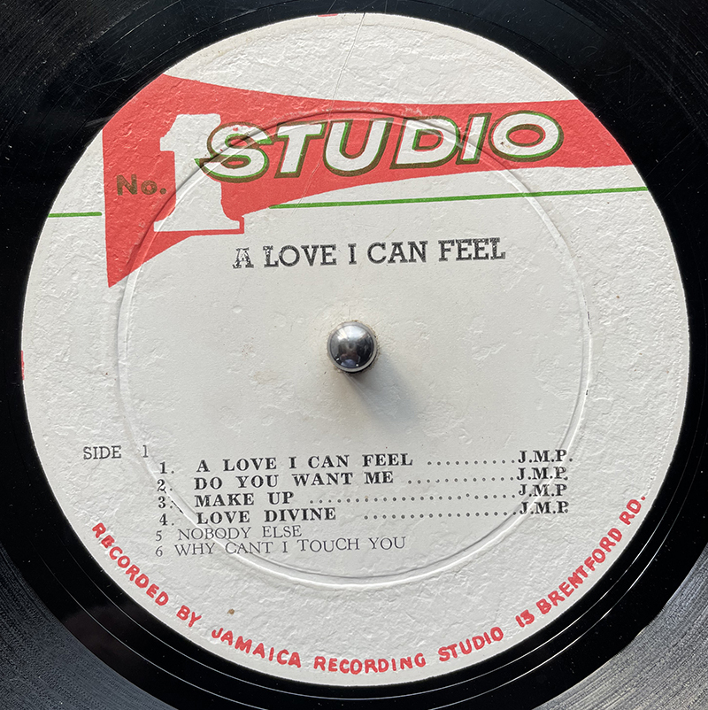 スーパーレア！ 美品 LP /John Holt A Love I Can Feel studio oneの画像3