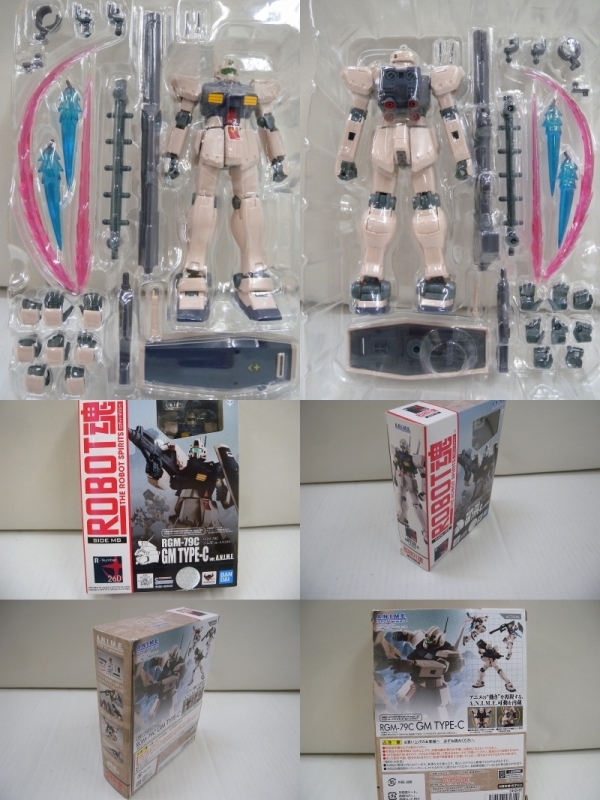 C5766★ROBOT魂 ガンダム 箱入 フィギュア 4箱セット まとめ売り 開封済中古の画像7