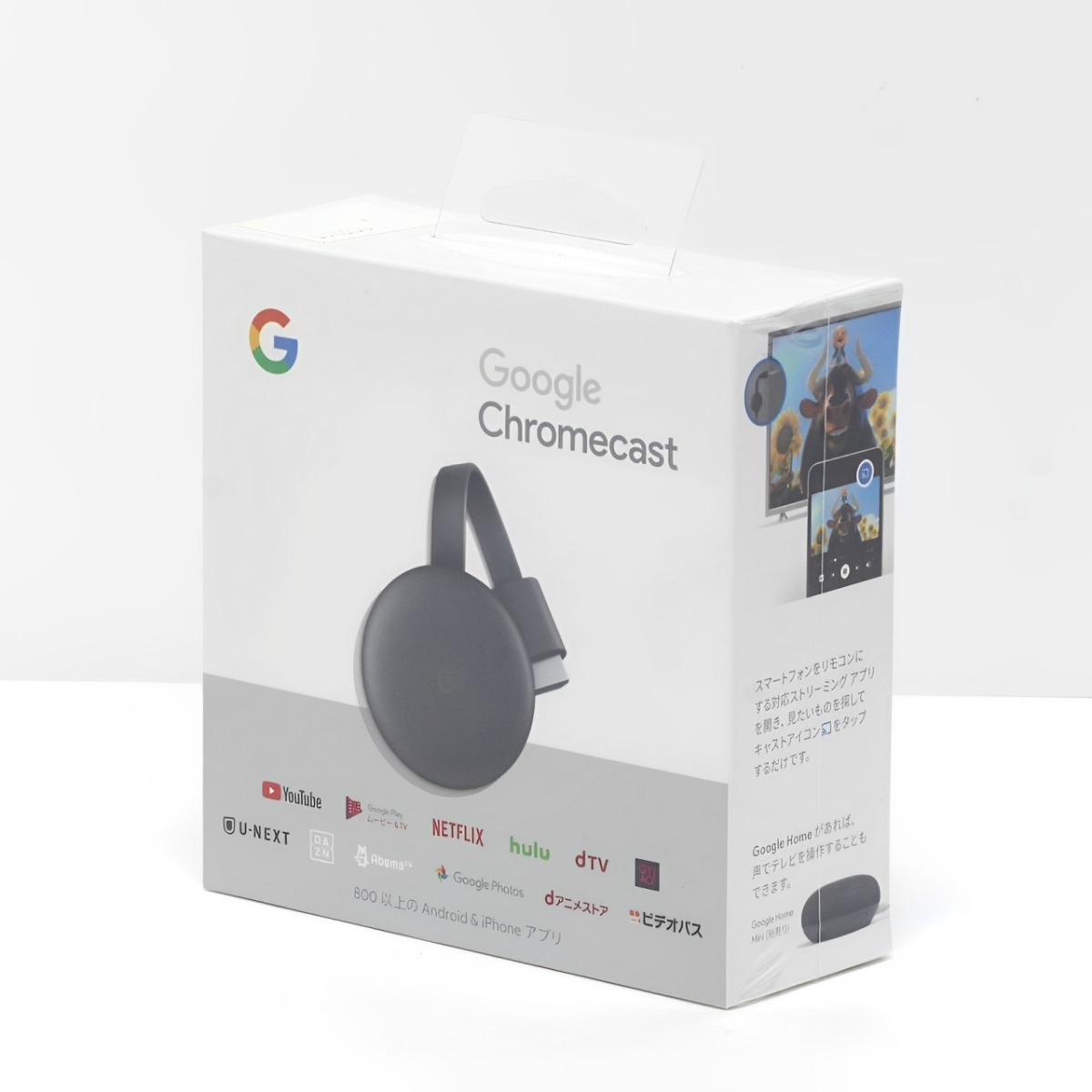 $$ Google Chromecast グーグルクロームキャスト チャコール GA00439-JP 未使用_画像1