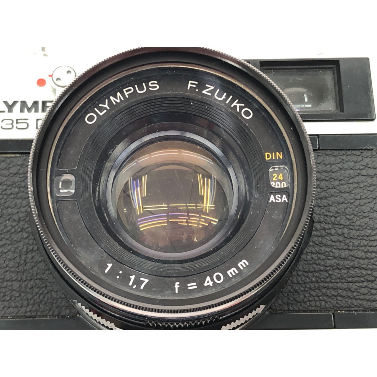 ▼▼ OLYMPUS オリンパス ジャンク品 フィルムカメラ レンジファインダー 1:1.7 f=40mm 35DC 全体的に状態が悪い_画像5