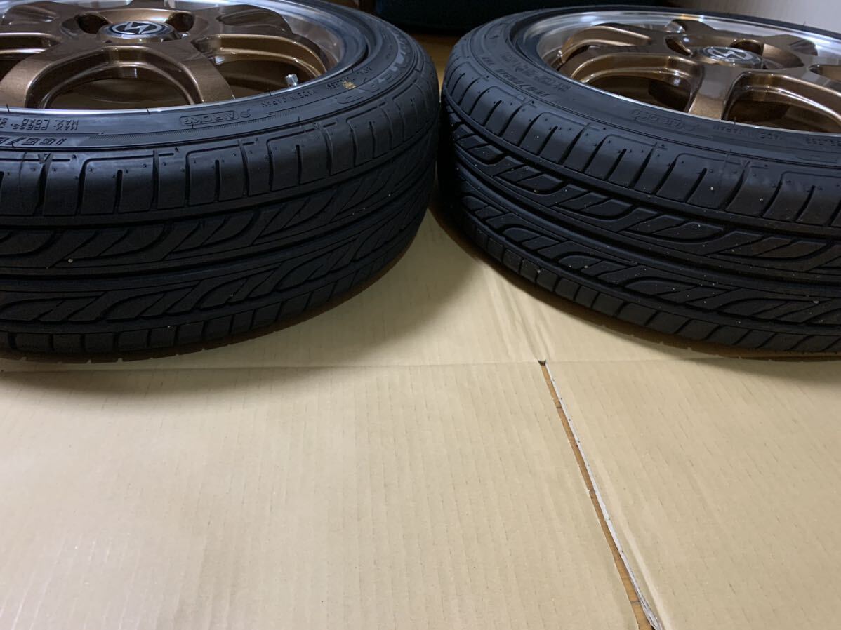 S-HOLD エスホールド 15インチ タイヤホイール4本セット 軽 軽自動車 アルミ 6本スポーク 165/55R15 セット_画像5