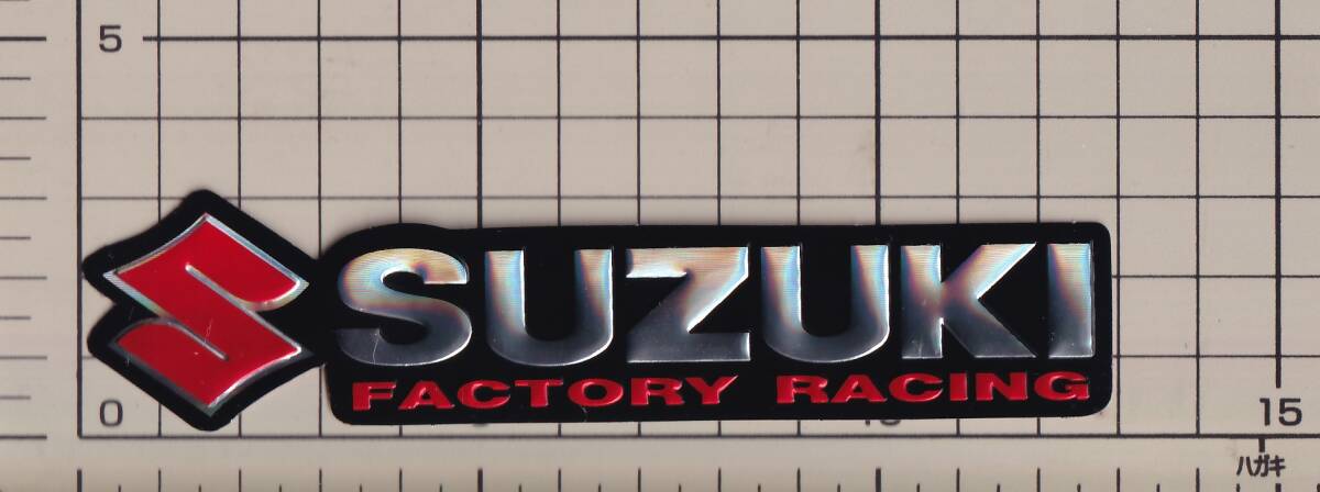 スズキ レーシング ファクトリー ホログラム ステッカー SUZUKI sticker Racing_画像1