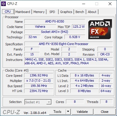AM3+ AMD FX-8350 FD8350FRW8KHK 5800/30422_画像5