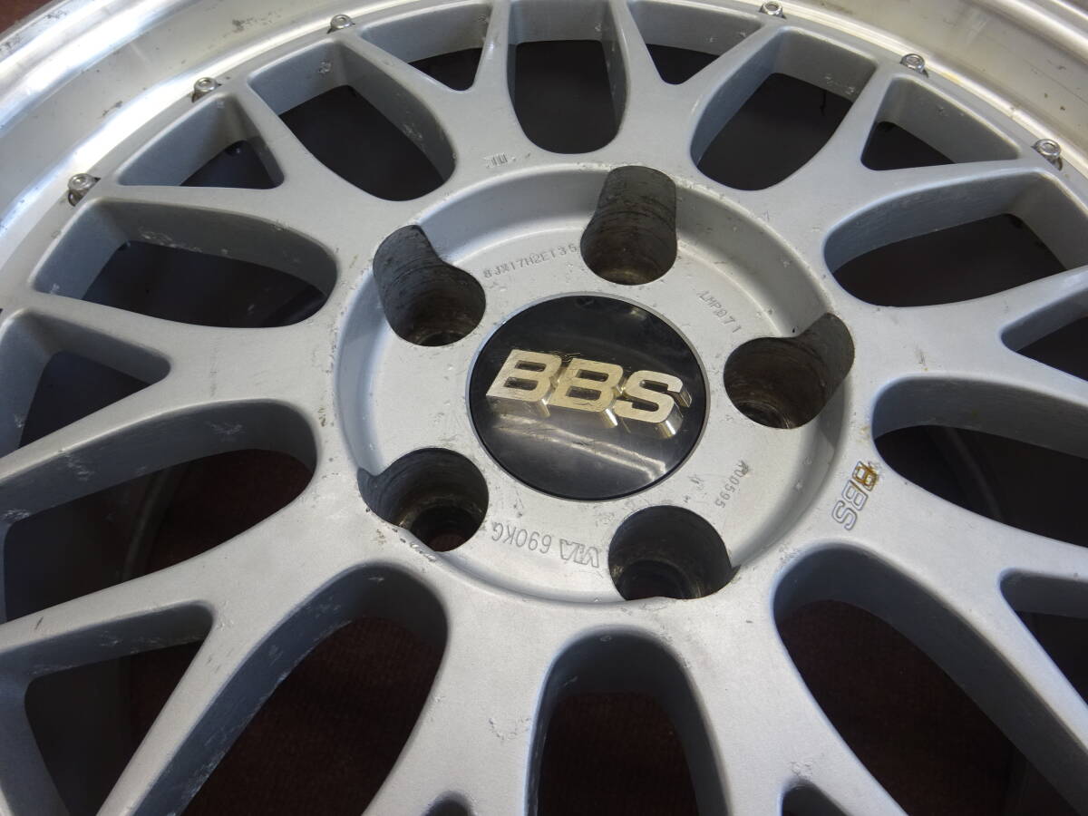 A-29　BBS LMP071　★17×8J ET35 PCD114.3 5H 2本★　軽量　鍛造 FORGET　人気商品　Racing sports car　ドリ車　等に是非　！_画像5