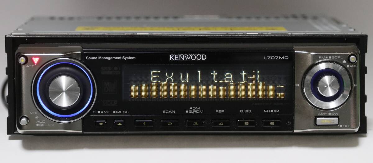 KENWOOD L707MD 漢字/MDLP/NetMD対応 スペアナ/SFC/EQ 中古の画像1