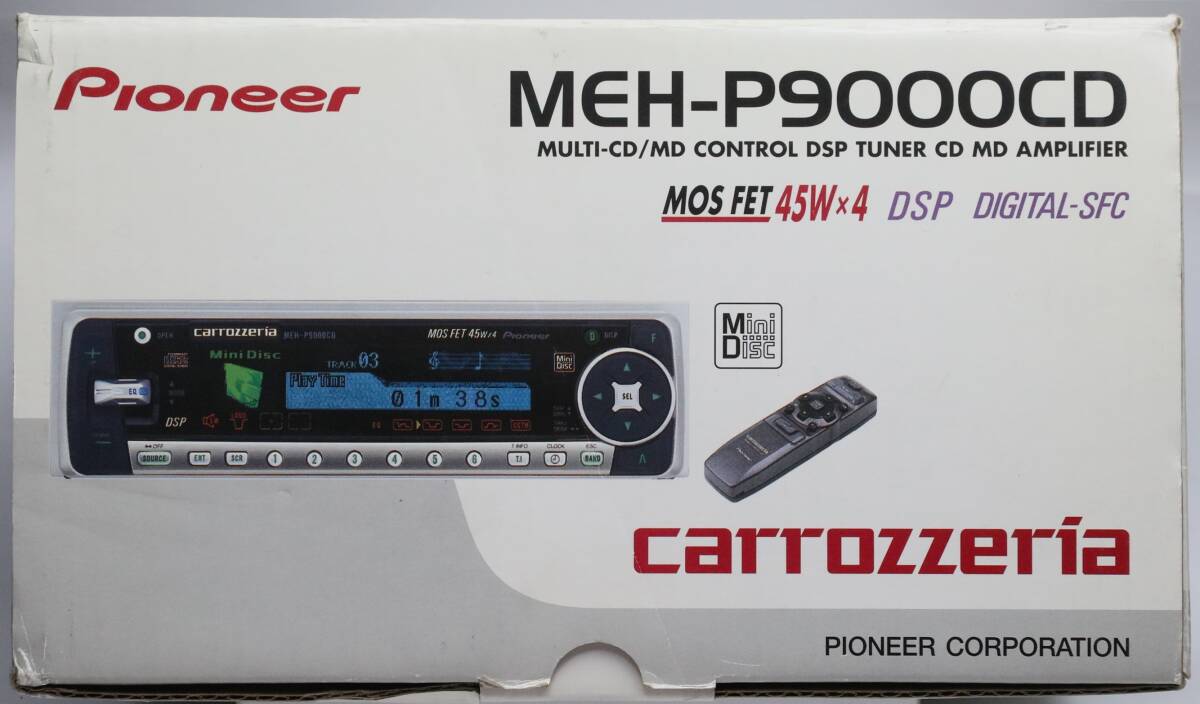 カロッツェリア MEH-P9000CD 1DIN MD/CD EQ/DSP/スペアナ カロッツェリア MEH-P9000CD 1DIN MD/CD EQ/DSP/スペアナ