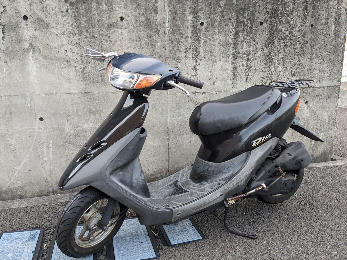 再出品☆町田市発引取り希望☆AF34☆ホンダ☆ライブディオ☆HONDA☆実働ですがジャンク扱い☆要バッテリー交換☆書付き☆スペアキー2本付の画像1