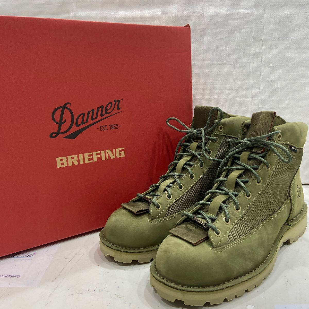 【Danner ダナー】D121443 DANNER FIELD BR ダナーフィールド 28cm グリーン スウェード ブリーフィング 2404oki M_画像1