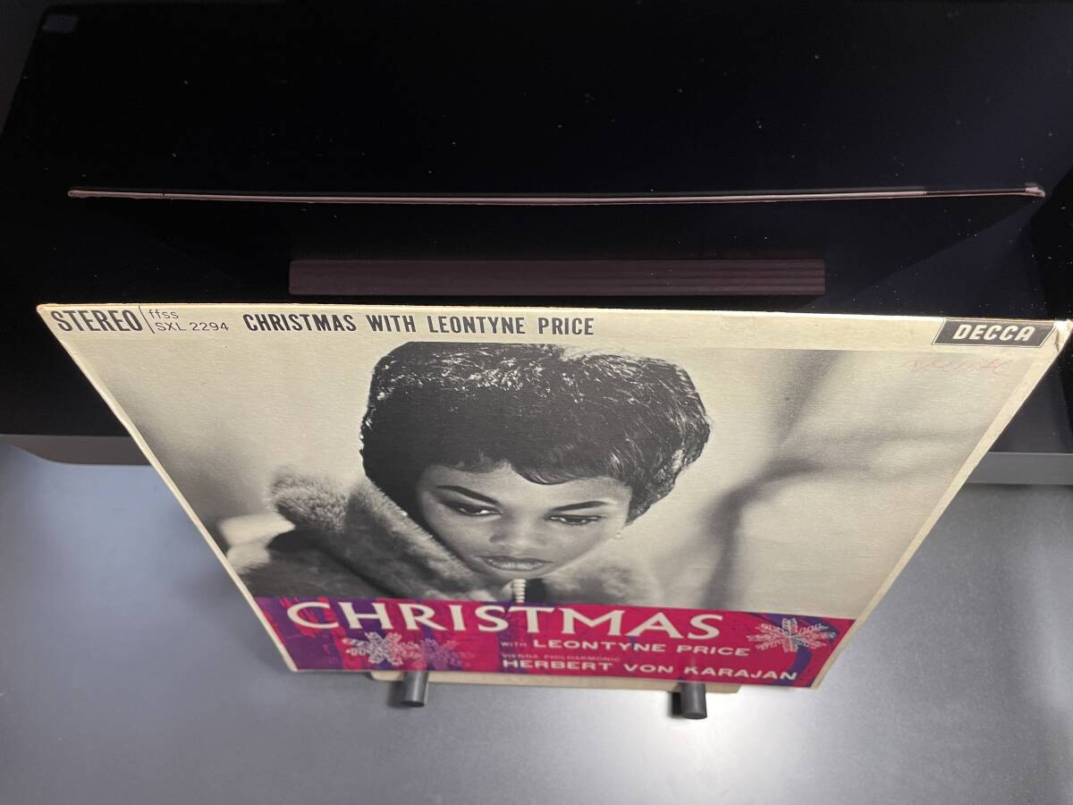 英DECCA初期盤 カラヤン/プライス/ウィーン・フィル 「CHRISTMAS with LEONTYNE PRICE」の画像3