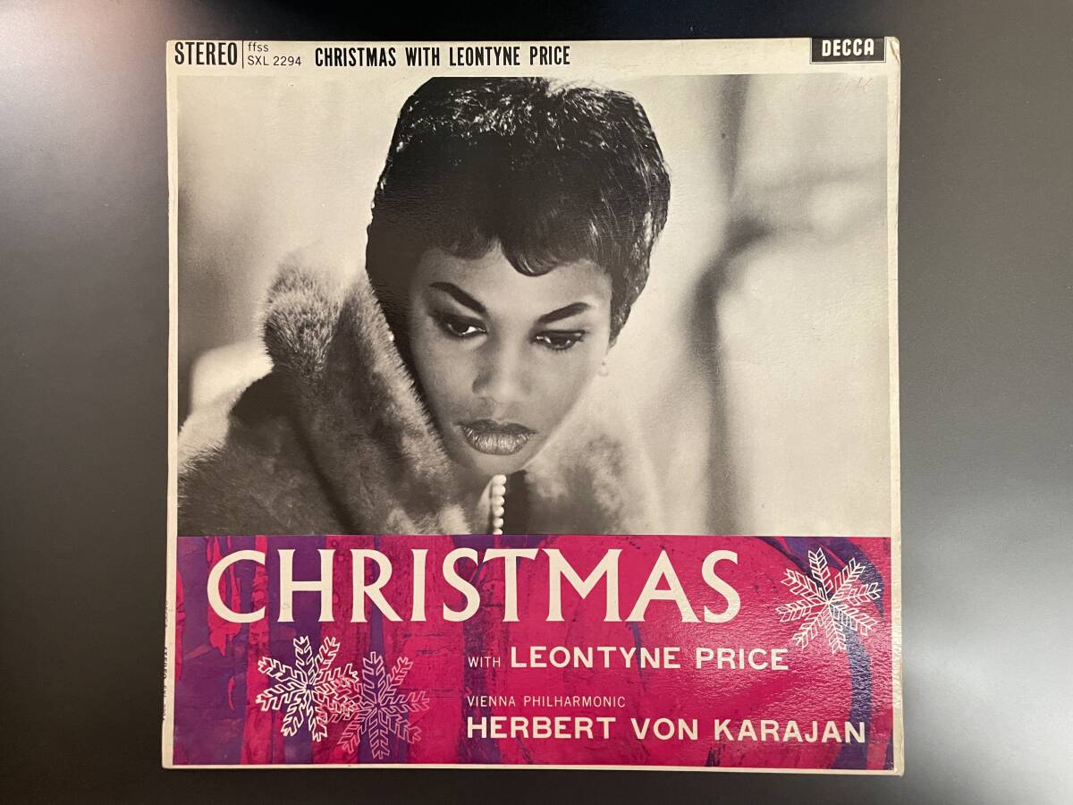 英DECCA初期盤 カラヤン/プライス/ウィーン・フィル 「CHRISTMAS with LEONTYNE PRICE」の画像1