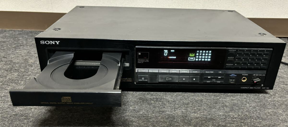 # electrification has confirmed #SONY/ Sony #COMPACT DISC PLAYER#CD player #CDP-790#