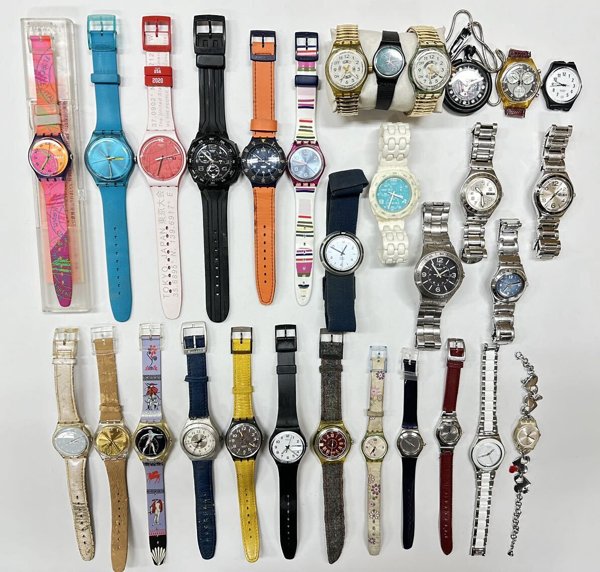 SWATCH スウォッチ 腕時計 30点 個 セット 大量 等 まとめて まとめ売り おまとめ H95の画像1