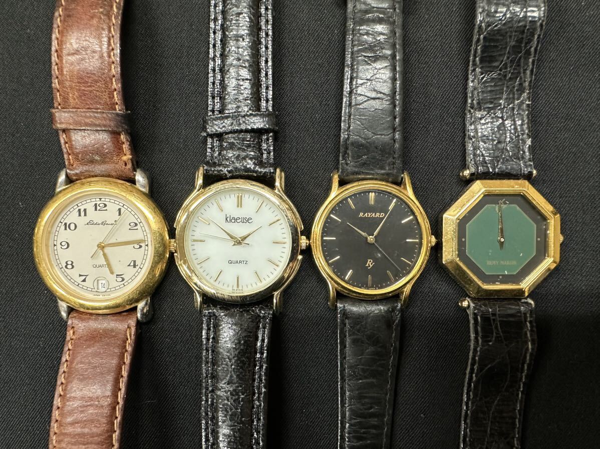 美品 メンズ ゴールドカラー 腕時計 30点 個 セット 大量 SEIKO JUNCTION renoma FOSSIL eddie bauer 等 まとめ売り レディース含む H105の画像3