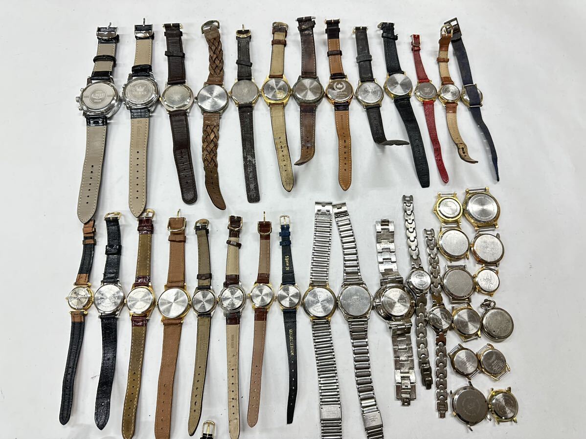 腕時計 ムーンフェイズ 50本 FOSSIL JUNCTION ALBA PEUGEOT 等 大量 まとめて セット H126の画像9