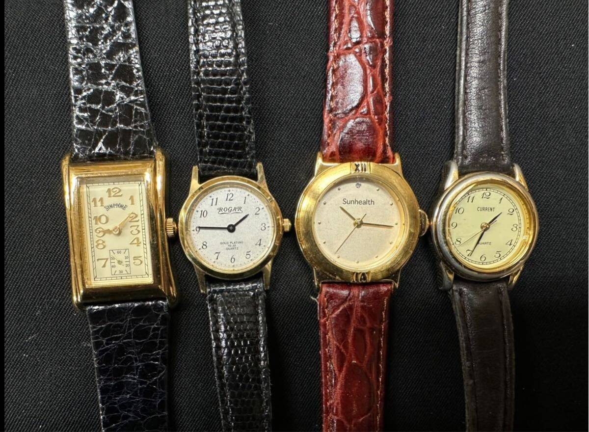 美品 レディース ゴールドカラー 腕時計 30点 個 セット 大量 SEIKO CITIZEN BUREN CARAVELLE CASIO 等 まとめ売り ジャンク品クォーツH104の画像4