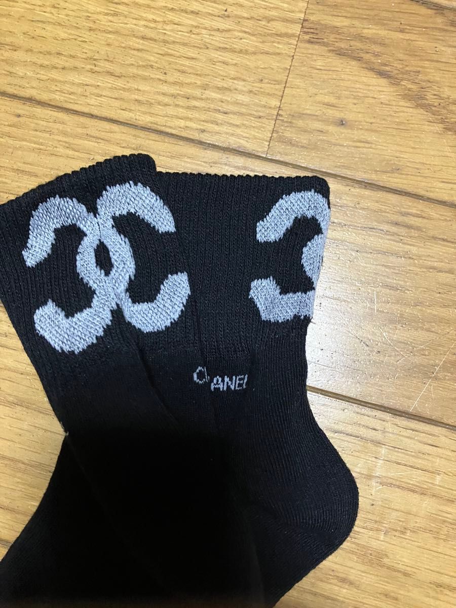 レディース ソックス CANEL シャネル好きさんへ 3足セット 入手 レディース ソックス CANEL シャネル好きさんへ 3足セット 入手