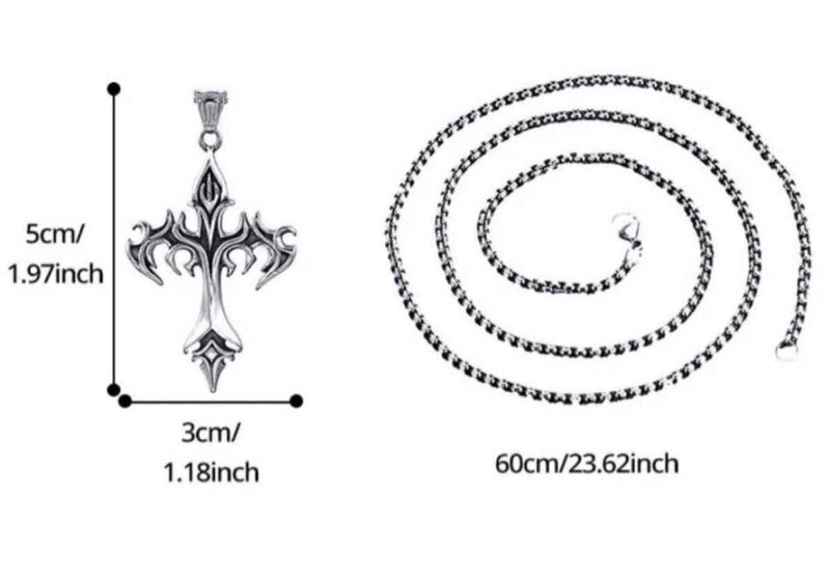 ネックレス　十字架　シルバー　メンズ　レディース　アクセサリー　ジュエリー