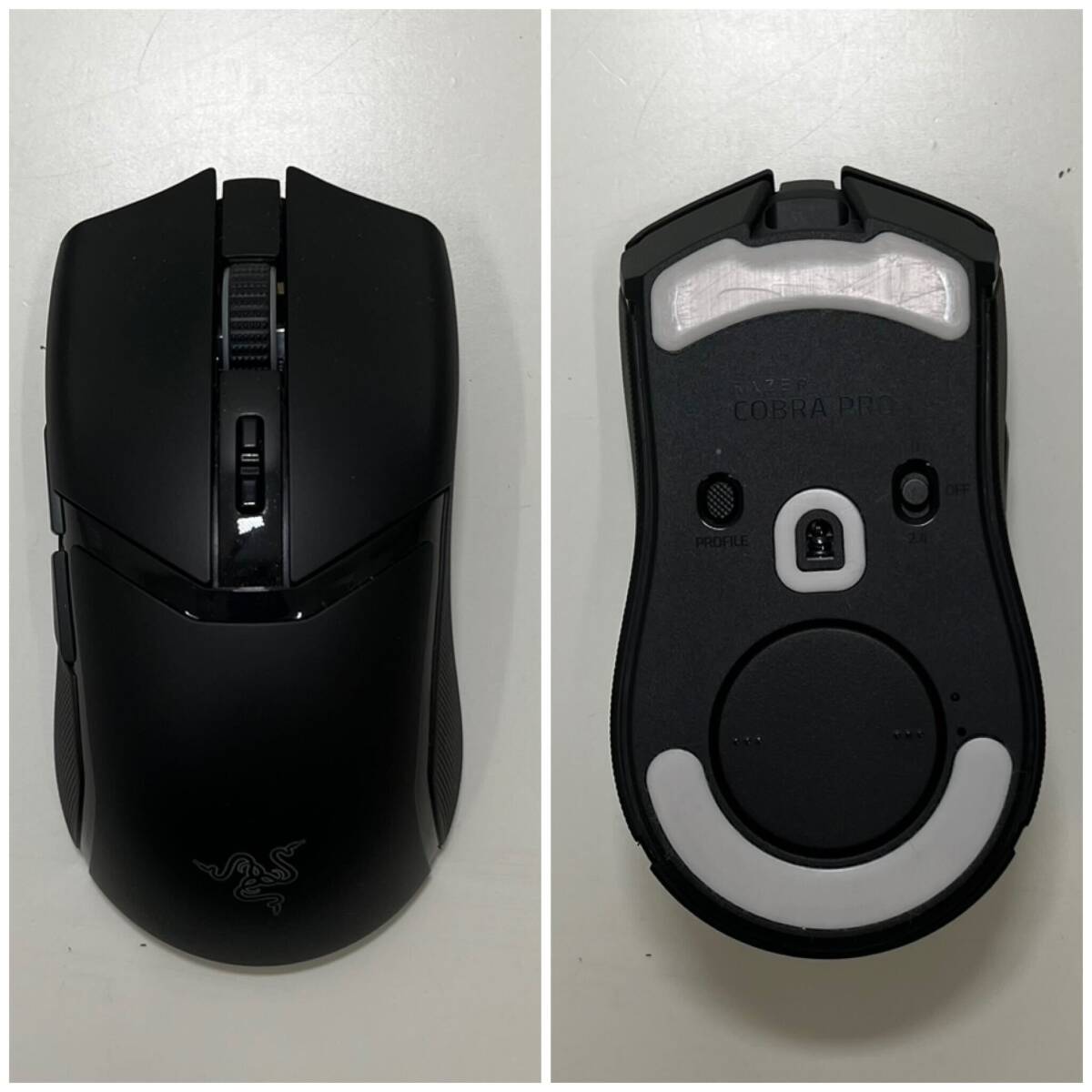 ☆中古品☆ RAZER レイザー Cobra Pro ワイヤレス Bluetooth ゲーミングマウス RGB対応 PC周辺機器 無線 有線 【郡4425】の画像2