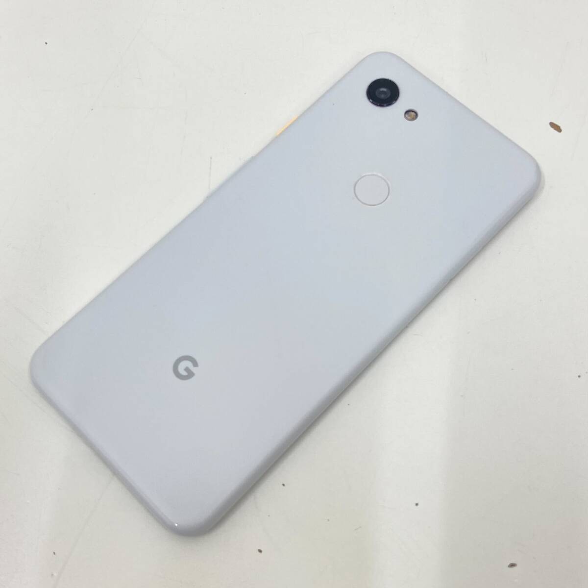 ☆中古品☆ Google Pixel グーグル ピクセル 3a 64GB SIMフリー 判定○ G020H スマートフォン クリアリーホワイト 箱有り 【郡4346】の画像2