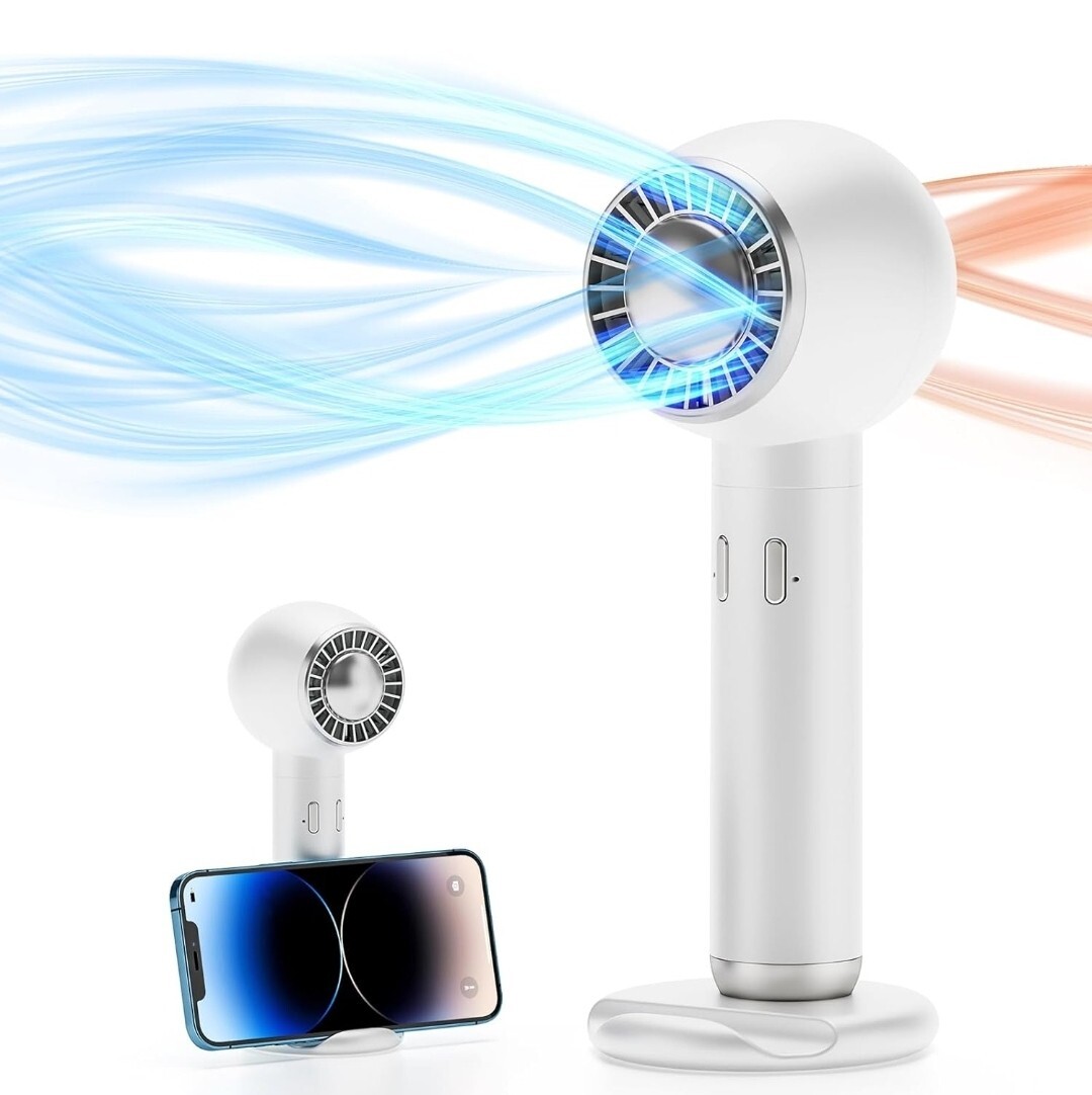  mobile electric fan 6000mAh Antinanco in stock electric fan cooling quiet sound USB charge .... feeling Mini small size light weight . middle . measures electro- car / flower see / flower fire convention /tere Work 