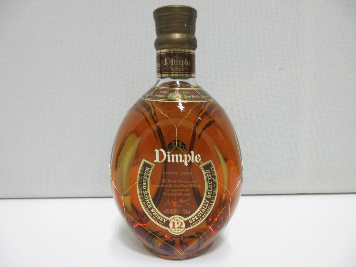 19450 酒祭 洋酒祭 ディンプル 12年 40度 700ml 未開栓 保管品 ウイスキー 古酒 Dimple 