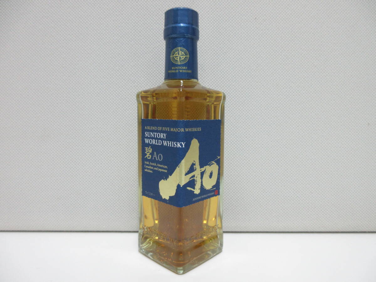 19462 酒祭 洋酒祭 サントリー 碧 Ao 350ml 43% グレーン ウイスキー 未開栓 保管品 の画像1