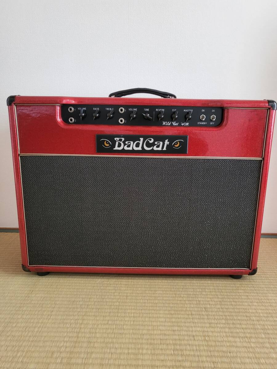 【貴重 サンプソン 在籍期】Badcat Wildcat 40R バッドキャット アンプ Matchless マッチレス Fender フェンダー Marshall マーシャルの画像1