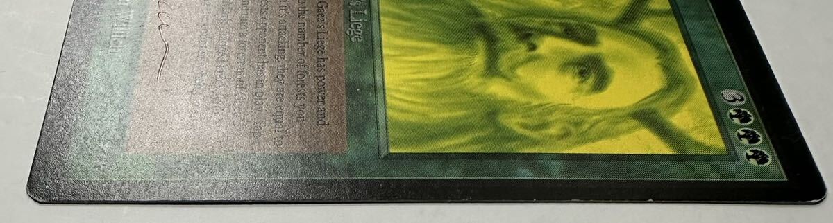 MTG β ベータ 英語版 大地のしもべ Gaea's Liege LEB サイン入り MTG β ベータ 英語版 大地のしもべ Gaea's Liege LEB サイン入り