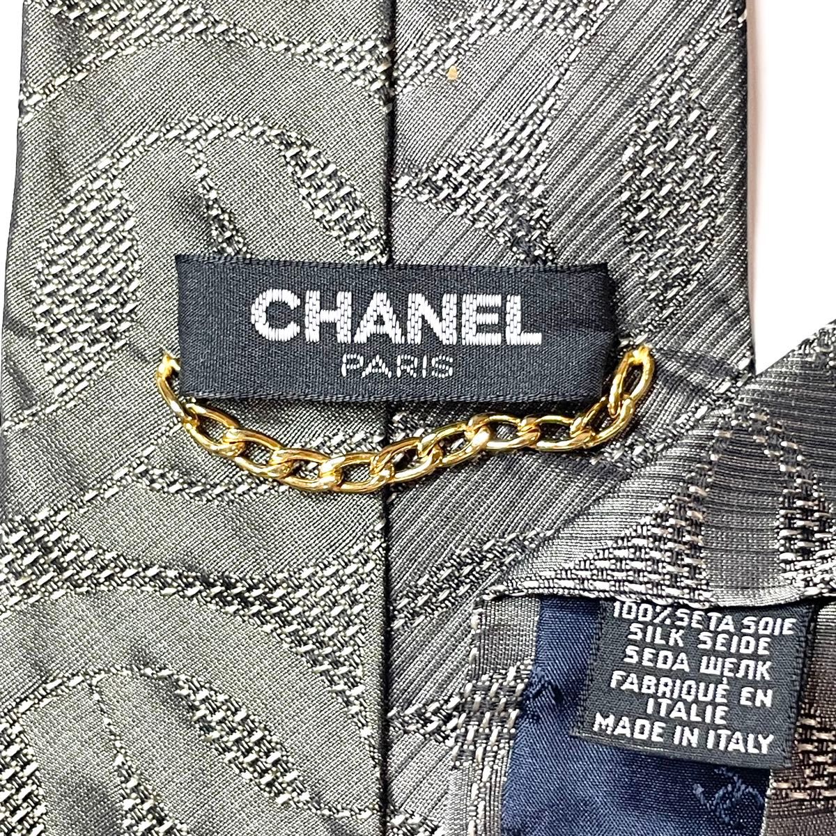 シャネル(CHANEL) ジャガード シルク ネクタイ CC ココマーク シャネル(CHANEL) ジャガード シルク ネクタイ CC ココマーク